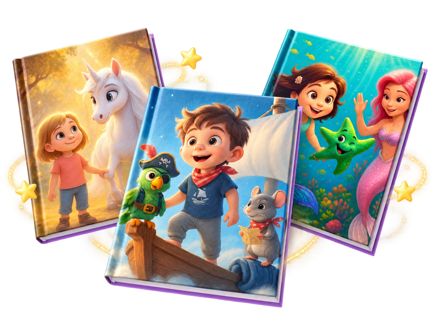 Selection of personalised Little Dreamtales children’s books